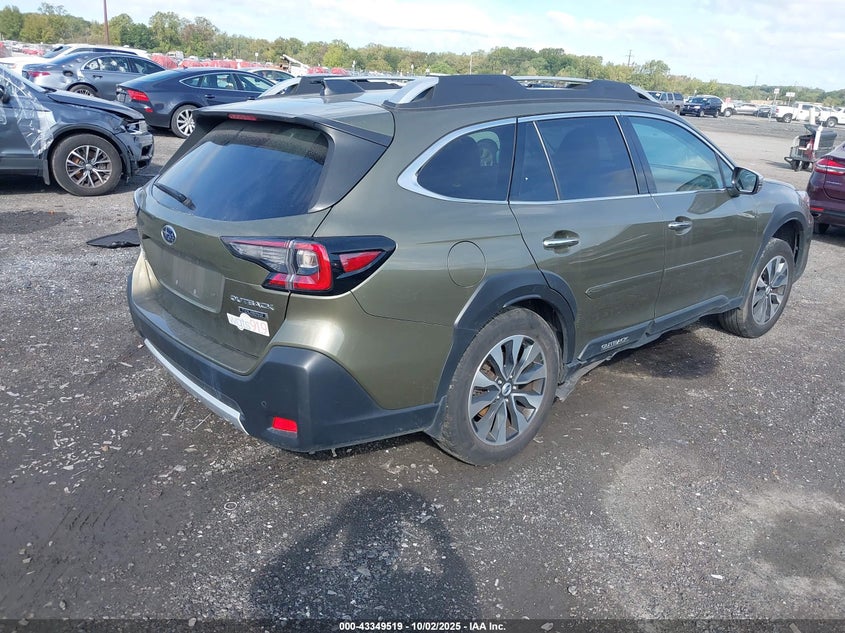 Vin: 4s4btapcxp3204895, lot: 43844240, subaru outback touring 20234