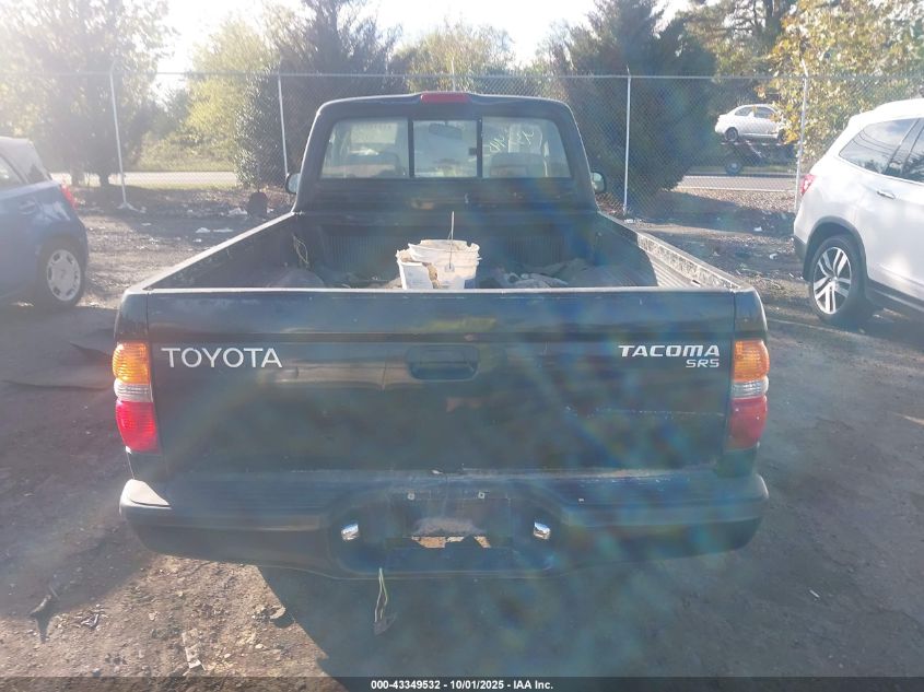 2002 Toyota Tacoma VIN: 5TEPM62N82Z887154 Lot: 43349532