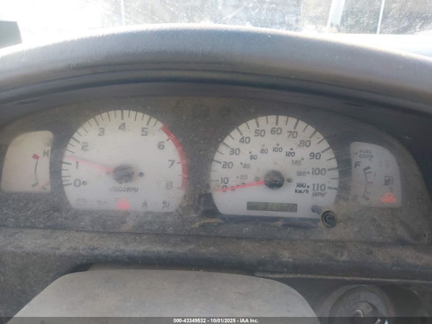 2002 Toyota Tacoma VIN: 5TEPM62N82Z887154 Lot: 43349532