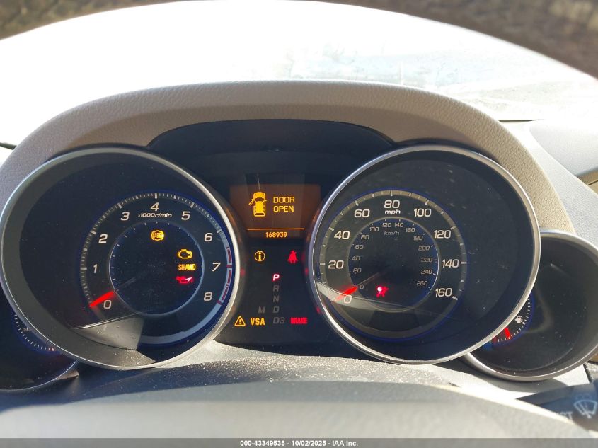 2009 Acura Mdx VIN: 2HNYD28299H533900 Lot: 43349535