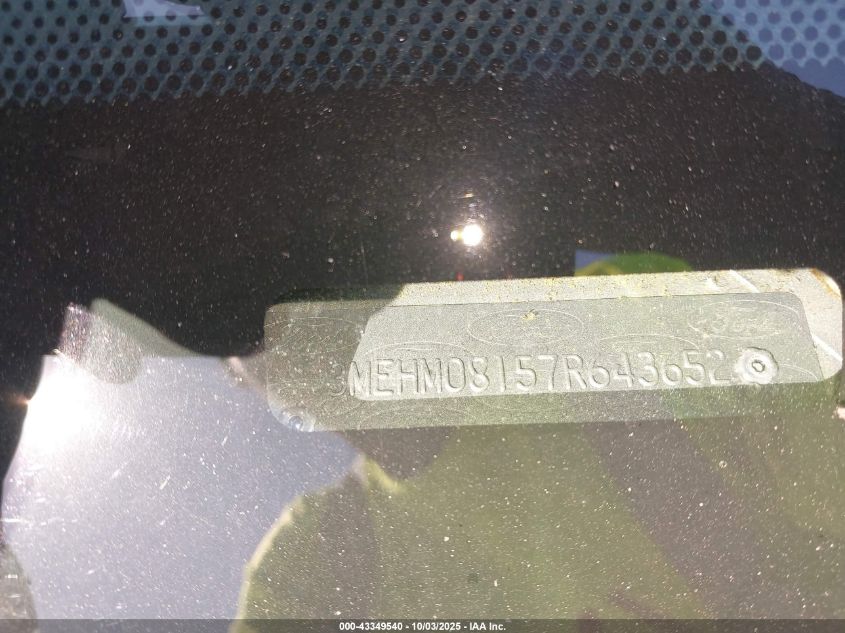 2007 Mercury Milan V6 Premier VIN: 3MEHM08157R643652 Lot: 43349540