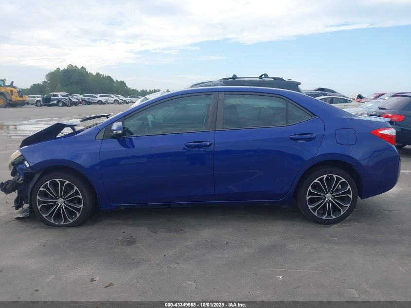 2014 Toyota Corolla S Plus VIN: 2T1BURHE4EC196569 Lot: 43349568