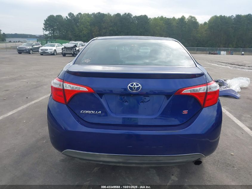 2014 Toyota Corolla S Plus VIN: 2T1BURHE4EC196569 Lot: 43349568