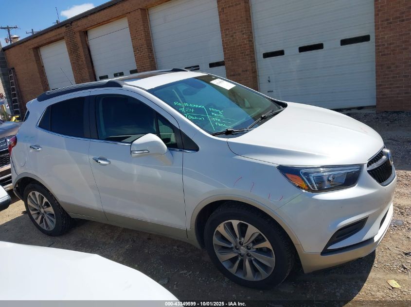 2019 Buick Encore Fwd Preferred VIN: KL4CJASB1KB807448 Lot: 43349599