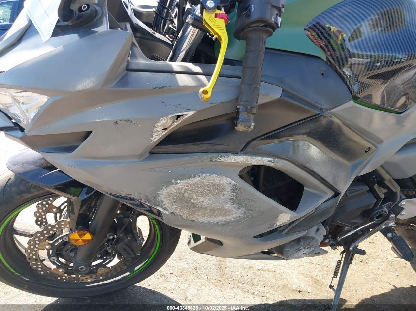 2024 Kawasaki Ex650 P VIN: ML5EXEP11RDAB8213 Lot: 43349628