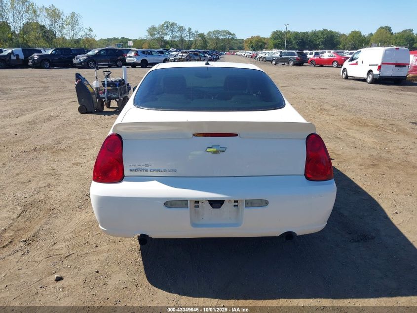 2006 Chevrolet Monte Carlo Ltz VIN: 2G1WN151669421893 Lot: 43349646