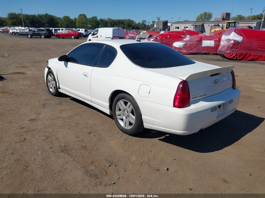 2G1WN151669421893 2006 CHEVROLET MONTE CARLO photo no. 3