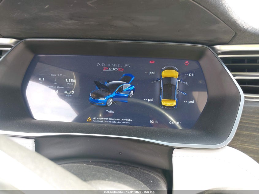 2017 Tesla Model S 100D/60D/75D/90D/P100D VIN: 5YJSA1E48HF183846 Lot: 43349653