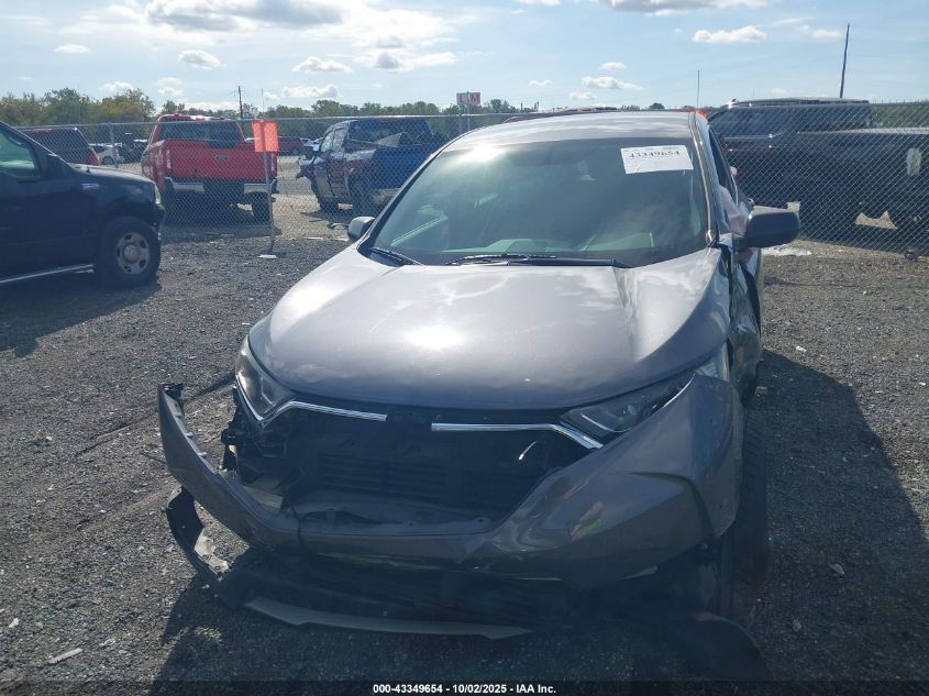 2018 Honda Cr-V Lx VIN: 2HKRW6H31JH232487 Lot: 43349654