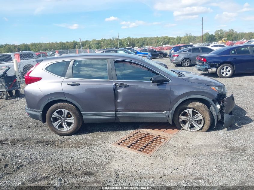 2018 Honda Cr-V Lx VIN: 2HKRW6H31JH232487 Lot: 43349654