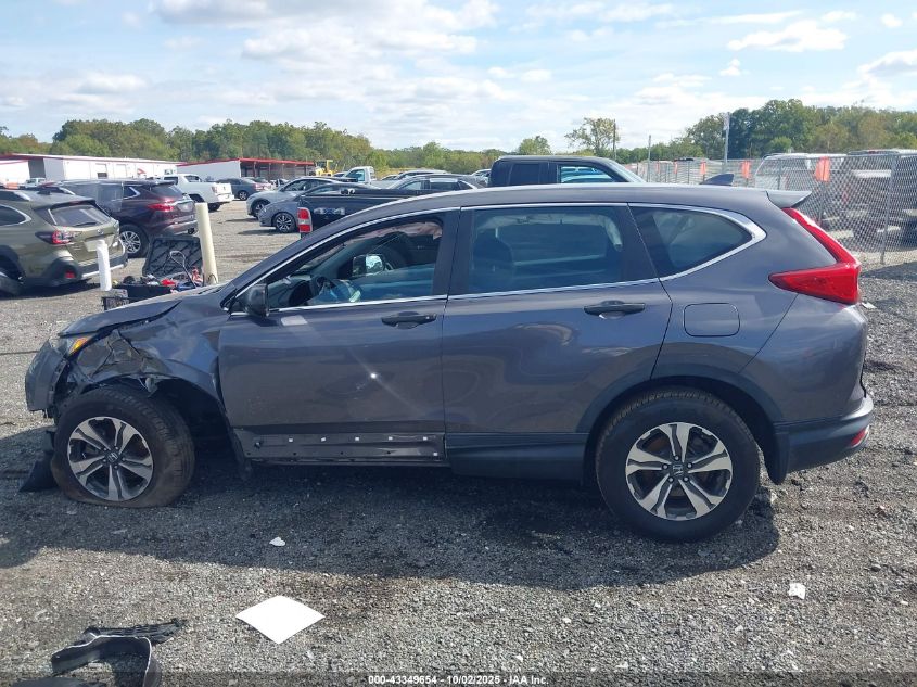 2018 Honda Cr-V Lx VIN: 2HKRW6H31JH232487 Lot: 43349654