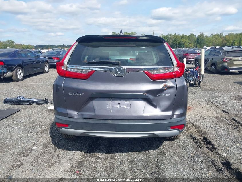2018 Honda Cr-V Lx VIN: 2HKRW6H31JH232487 Lot: 43349654