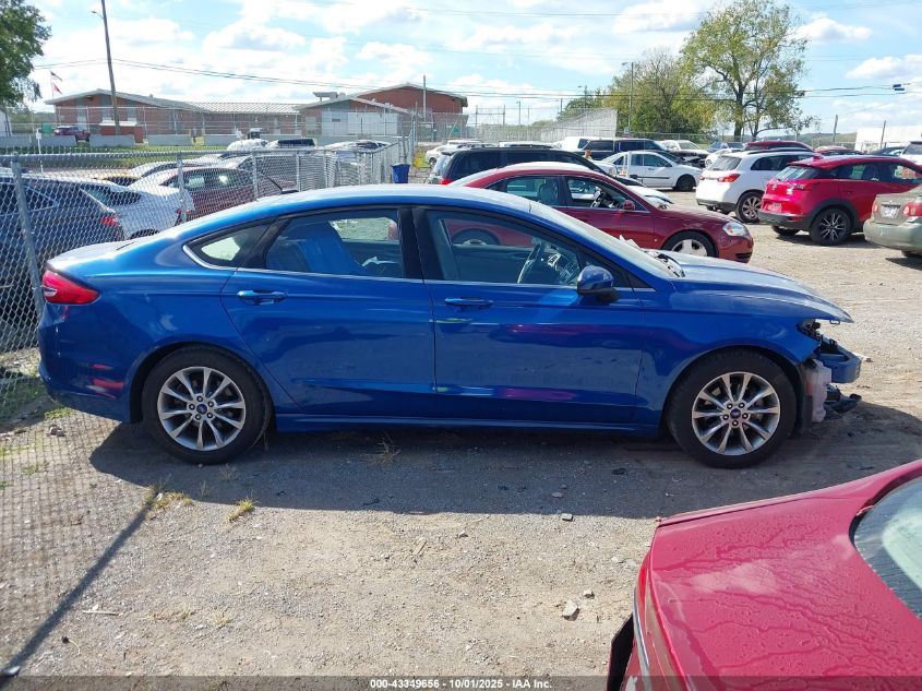 2017 Ford Fusion Se VIN: 3FA6P0H73HR392402 Lot: 43349656