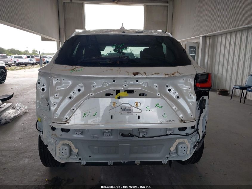 2025 Lexus Nx 250 VIN: JTJADCAZ9S2022784 Lot: 43349703