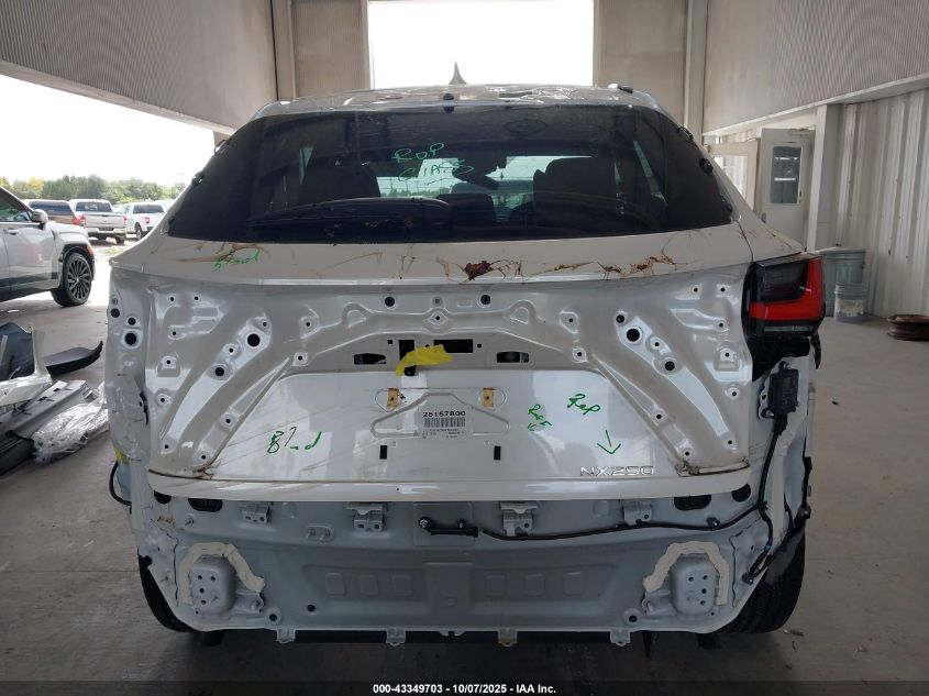 2025 Lexus Nx 250 VIN: JTJADCAZ9S2022784 Lot: 43349703