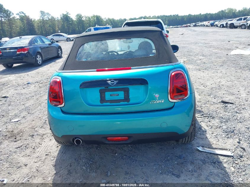 2021 Mini Convertible Cooper VIN: WMWWJ3C08M3M43101 Lot: 43349766