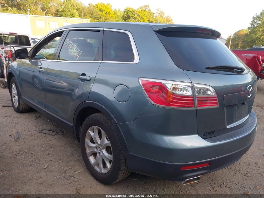 Vin: jm3tb3cv7c0351578, lot: 43844545, mazda cx-9 touring 20123