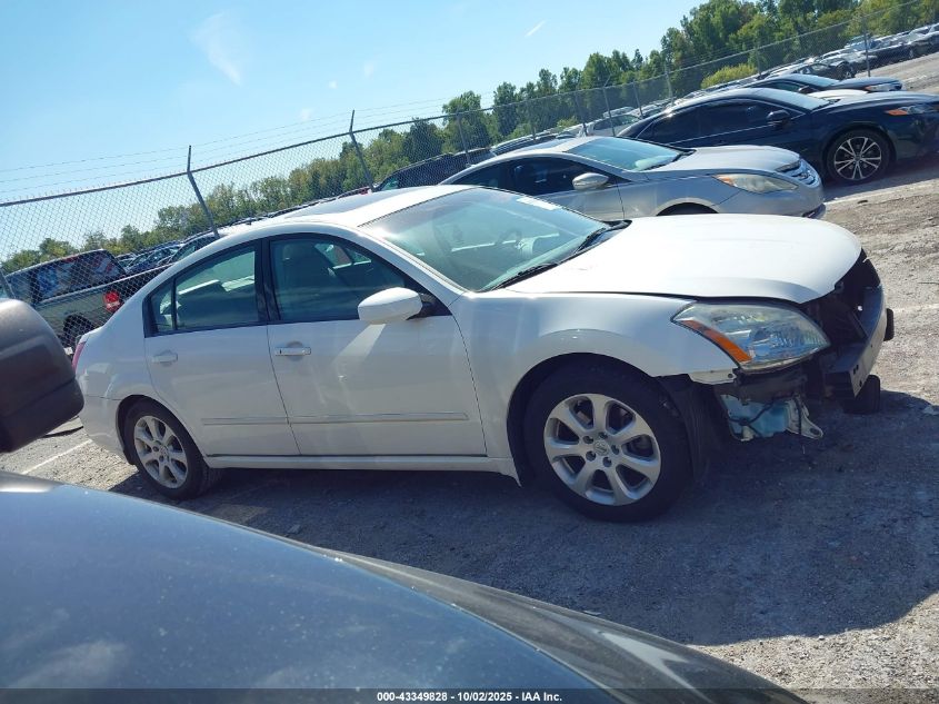 2008 Nissan Maxima 3.5 Sl VIN: 1N4BA41EX8C821825 Lot: 43349828