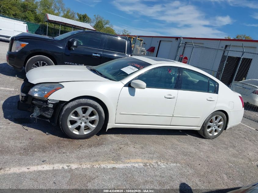 2008 Nissan Maxima 3.5 Sl VIN: 1N4BA41EX8C821825 Lot: 43349828