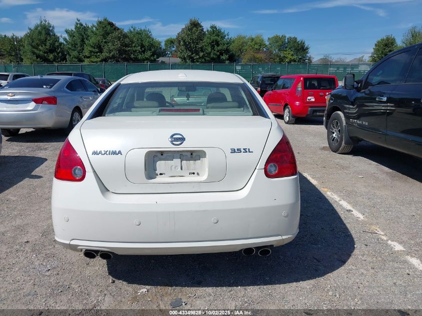 2008 Nissan Maxima 3.5 Sl VIN: 1N4BA41EX8C821825 Lot: 43349828
