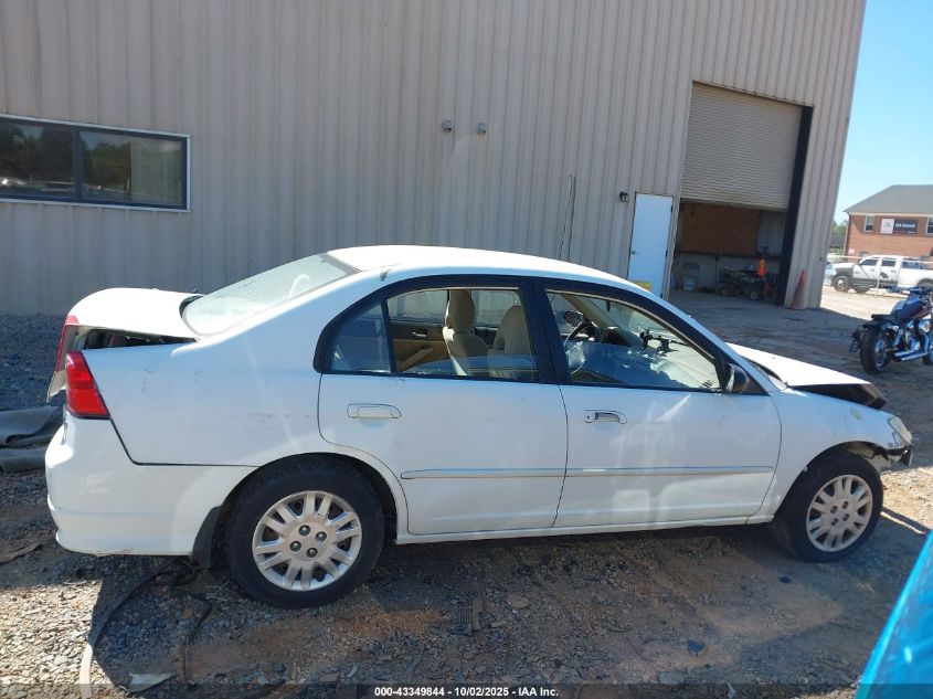 2004 Honda Civic Lx VIN: 2HGES16554H500117 Lot: 43349844
