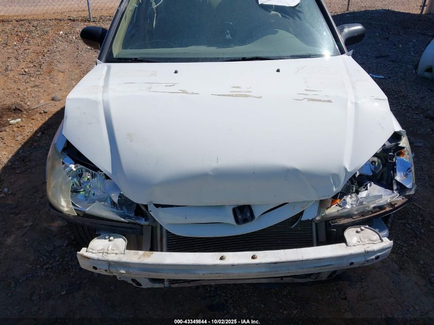 2004 Honda Civic Lx VIN: 2HGES16554H500117 Lot: 43349844