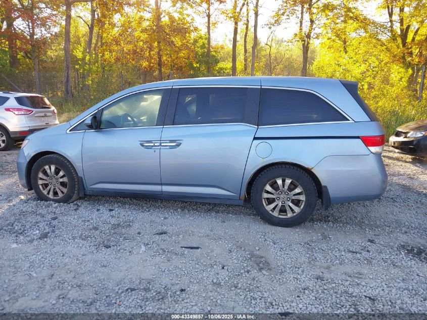 2014 Honda Odyssey Ex-L VIN: 5FNRL5H69EB042583 Lot: 43349857