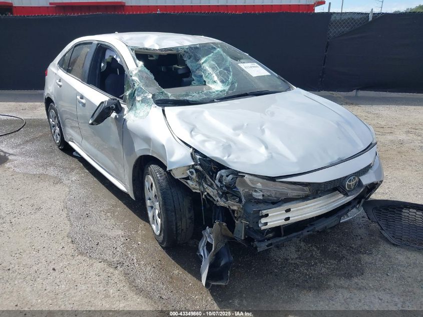 2022 Toyota Corolla Le VIN: JTDEPMAE2NJ230370 Lot: 43349860