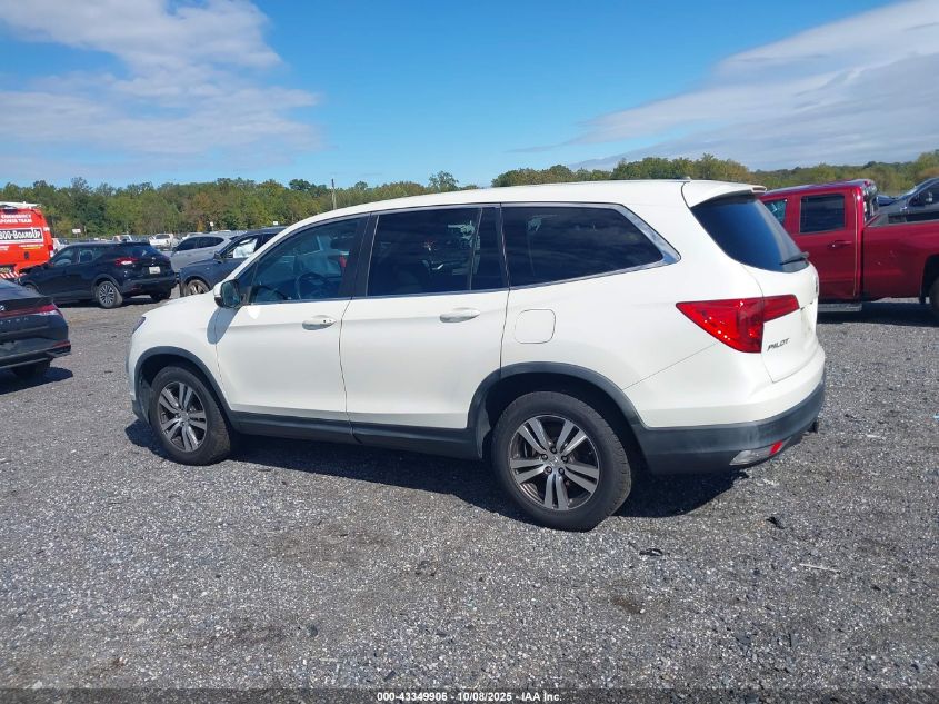 2016 Honda Pilot Ex-L VIN: 5FNYF6H85GB052458 Lot: 43349906