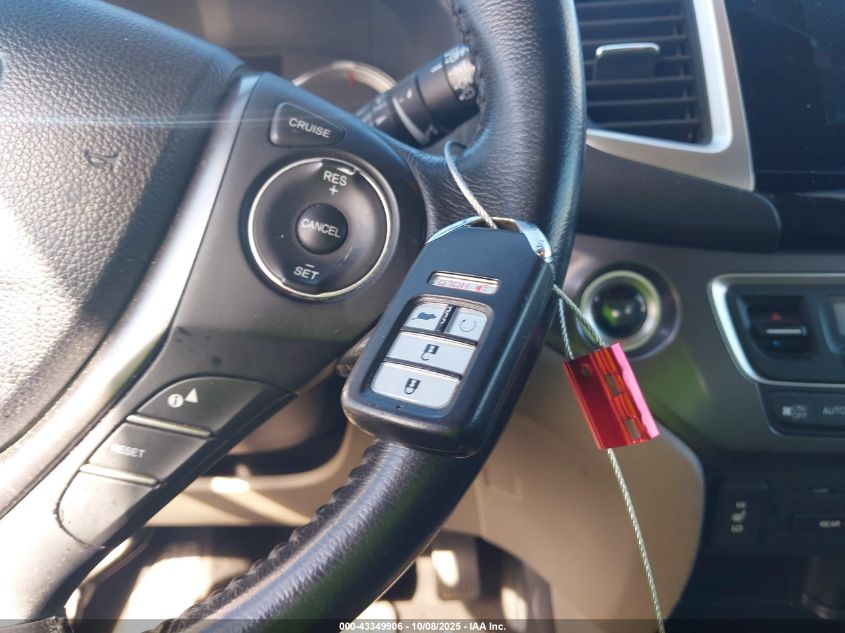 2016 Honda Pilot Ex-L VIN: 5FNYF6H85GB052458 Lot: 43349906