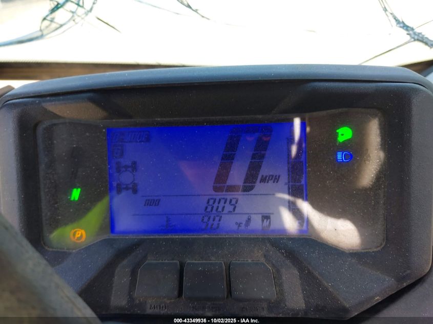 2021 Yamaha Yxe1000 VIN: 5Y4AN42Y6MA102362 Lot: 43349936