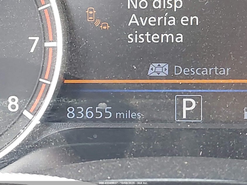 2019 Nissan Altima 2.5 Sr VIN: 1N4BL4CV0KC188945 Lot: 43349937