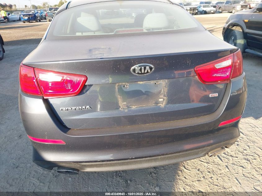 2015 Kia Optima Lx VIN: 5XXGM4A71FG361055 Lot: 43349945