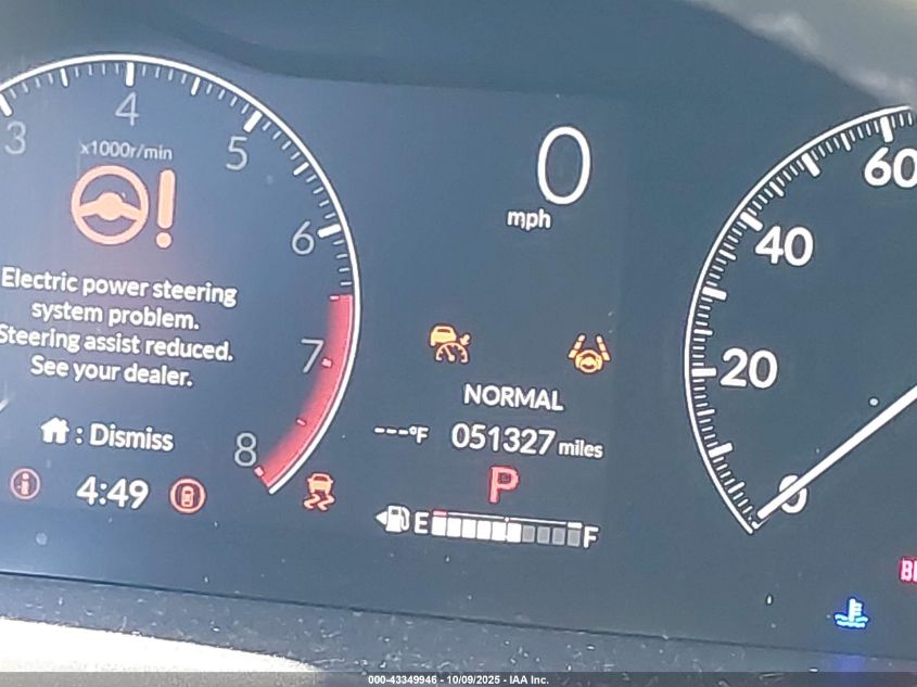 2023 Honda Pilot 2Wd Ex-L 7 Passenger VIN: 5FNYG2H53PB008907 Lot: 43349946