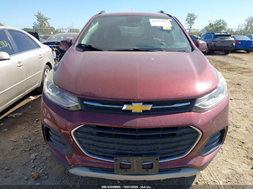 2017 Chevrolet Trax Lt VIN: 3GNCJPSB9HL167674 Lot: 43349989