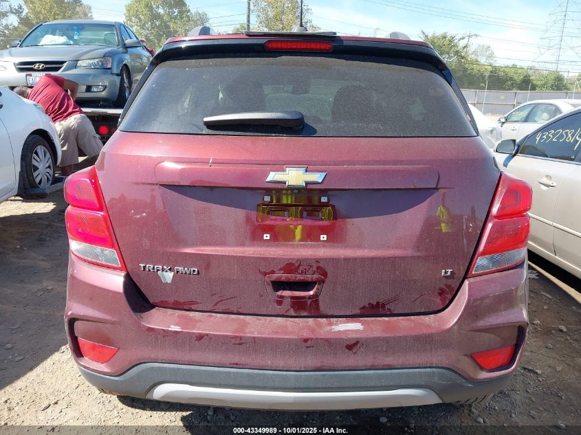 2017 Chevrolet Trax Lt VIN: 3GNCJPSB9HL167674 Lot: 43349989