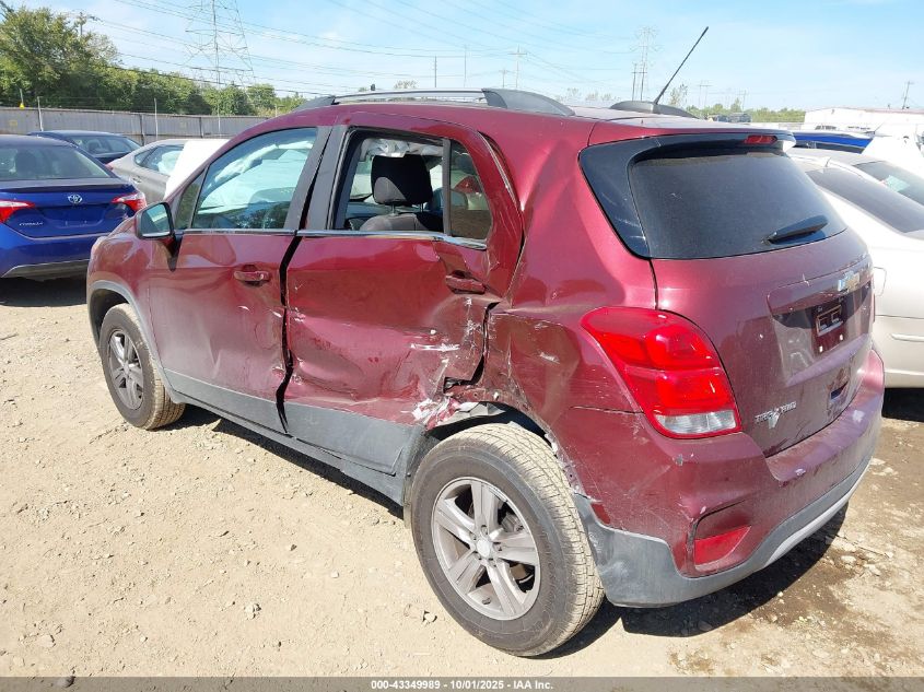2017 Chevrolet Trax Lt VIN: 3GNCJPSB9HL167674 Lot: 43349989