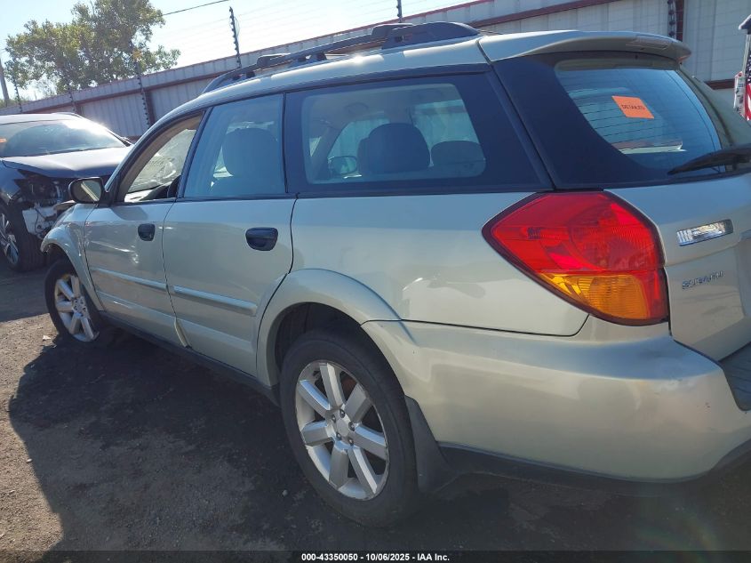 2006 Subaru Outback 2.5I VIN: 4S4BP61C267333795 Lot: 43350050