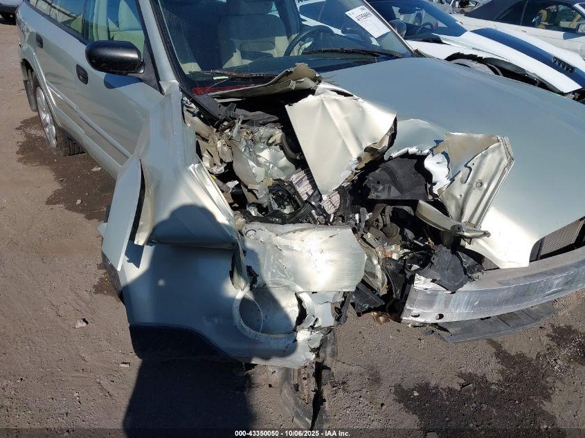 2006 Subaru Outback 2.5I VIN: 4S4BP61C267333795 Lot: 43350050