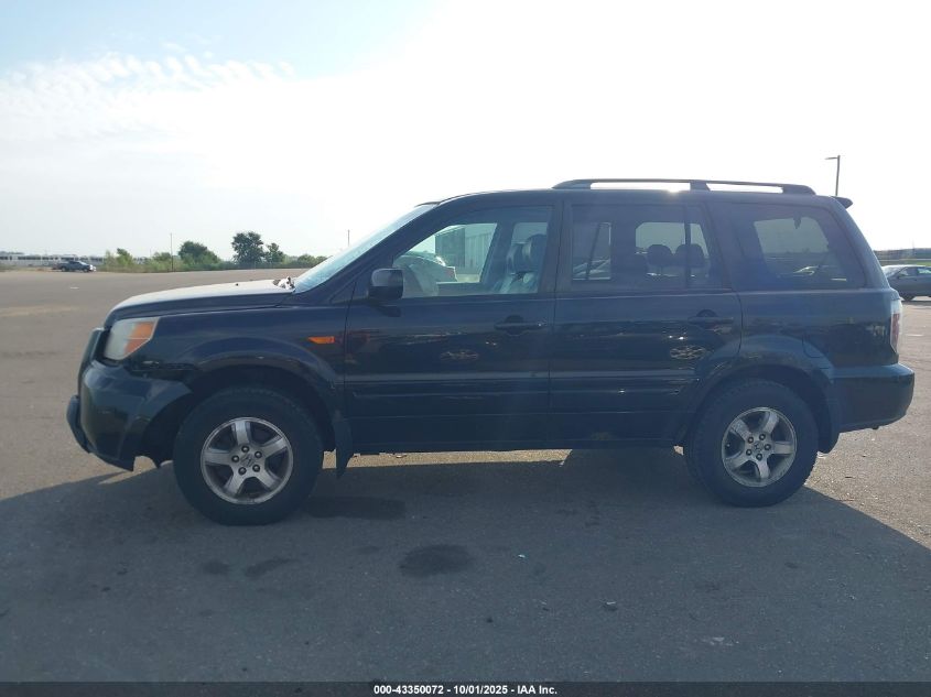 2008 Honda Pilot Ex-L VIN: 5FNYF18728B045785 Lot: 43350072
