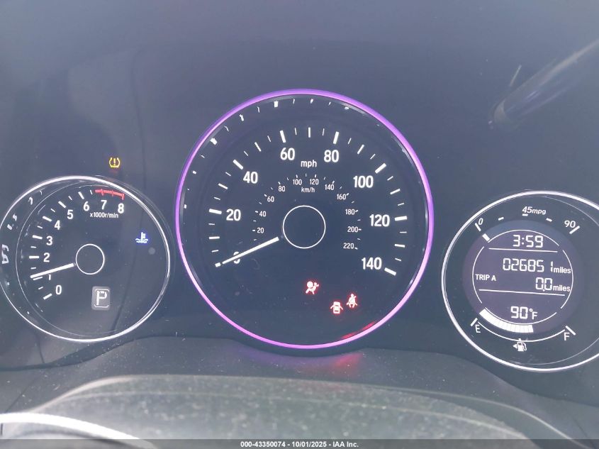 2021 Honda Hr-V 2Wd Lx VIN: 3CZRU5H35MM731477 Lot: 43350074