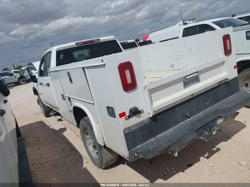 2022 Chevrolet Silverado 2500Hd 4Wd Long Bed Wt VIN: 1GB2YLE73NF282703 Lot: 43350076