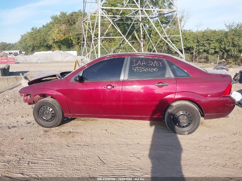 2006 Ford Focus Zx4 VIN: 1FAHP34N96W257207 Lot: 43350100