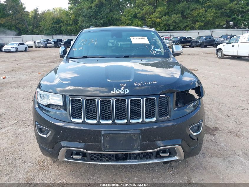 2014 Jeep Grand Cherokee Overland VIN: 1C4RJECG4EC410218 Lot: 43350106