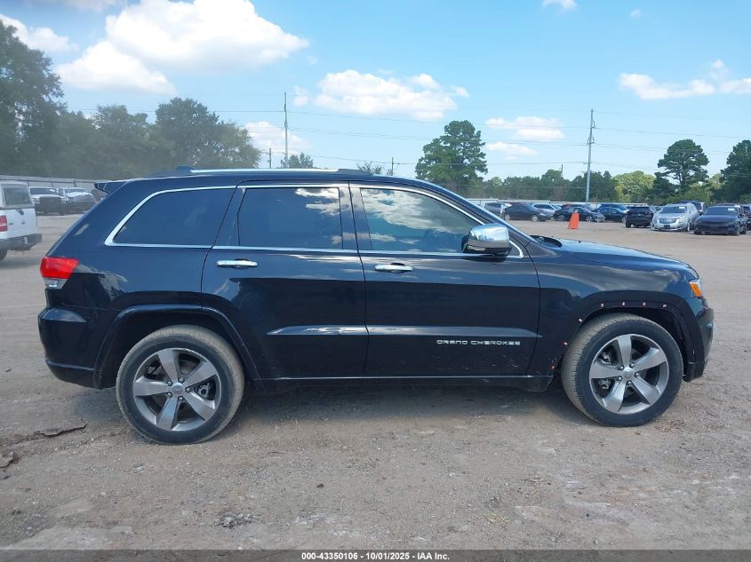2014 Jeep Grand Cherokee Overland VIN: 1C4RJECG4EC410218 Lot: 43350106