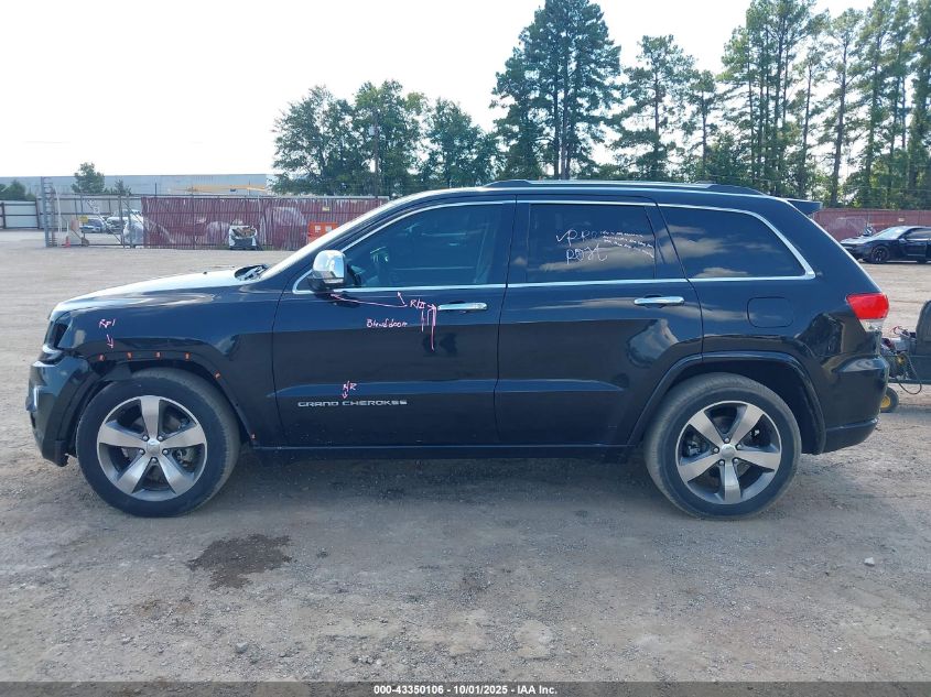 2014 Jeep Grand Cherokee Overland VIN: 1C4RJECG4EC410218 Lot: 43350106