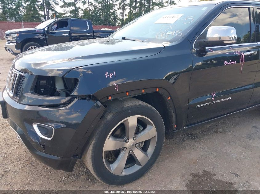 2014 Jeep Grand Cherokee Overland VIN: 1C4RJECG4EC410218 Lot: 43350106