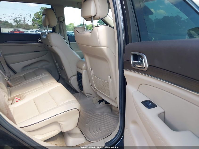 2014 Jeep Grand Cherokee Overland VIN: 1C4RJECG4EC410218 Lot: 43350106