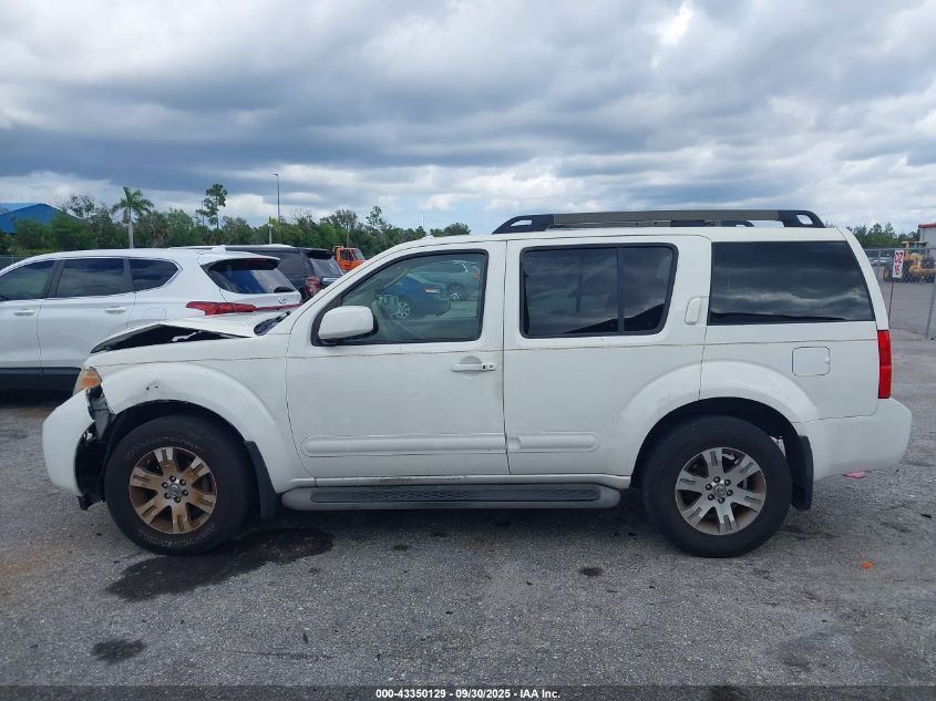 2010 Nissan Pathfinder Se VIN: 5N1AR1NN9AC609247 Lot: 43350129