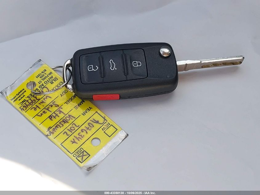 2012 Volkswagen Jetta 2.5L Se VIN: 3VWDP7AJ1CM399464 Lot: 43350138